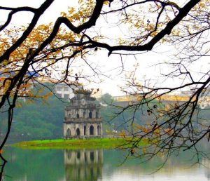 Hoan Kiem (Sword Lake) and Ngoc Son Temple